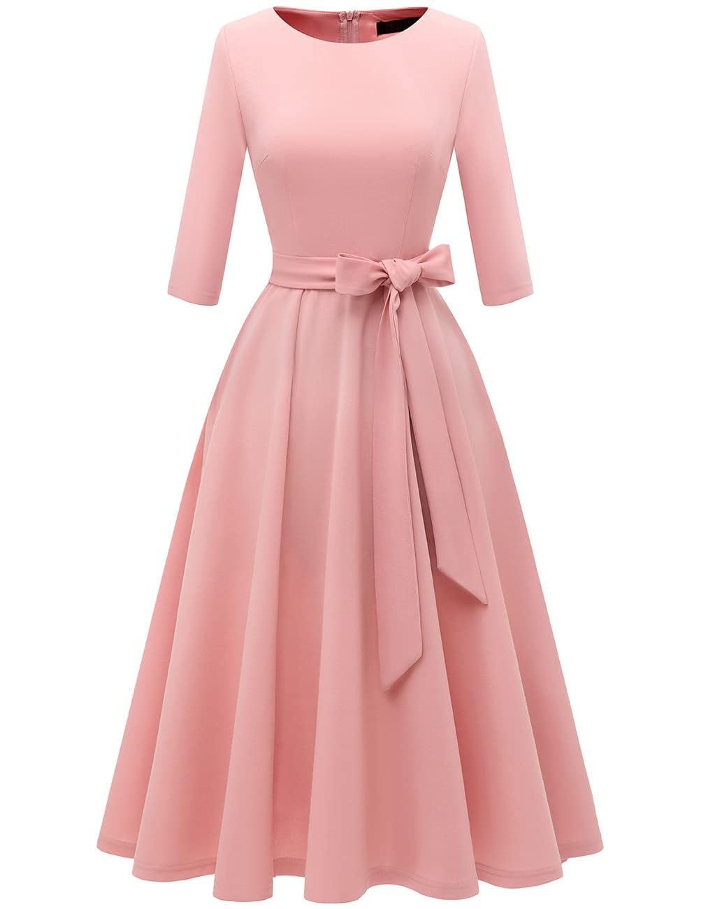 Retro Elegant Women's Evening Dress with Oversized Hem