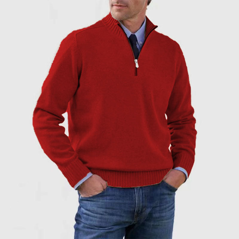 Mens Acrylic Knit Pullover Sweater