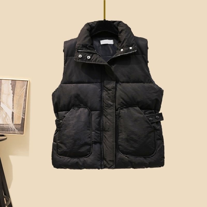 Dames puffervest coltrui baggy broek tweedelige/driedelige set of los