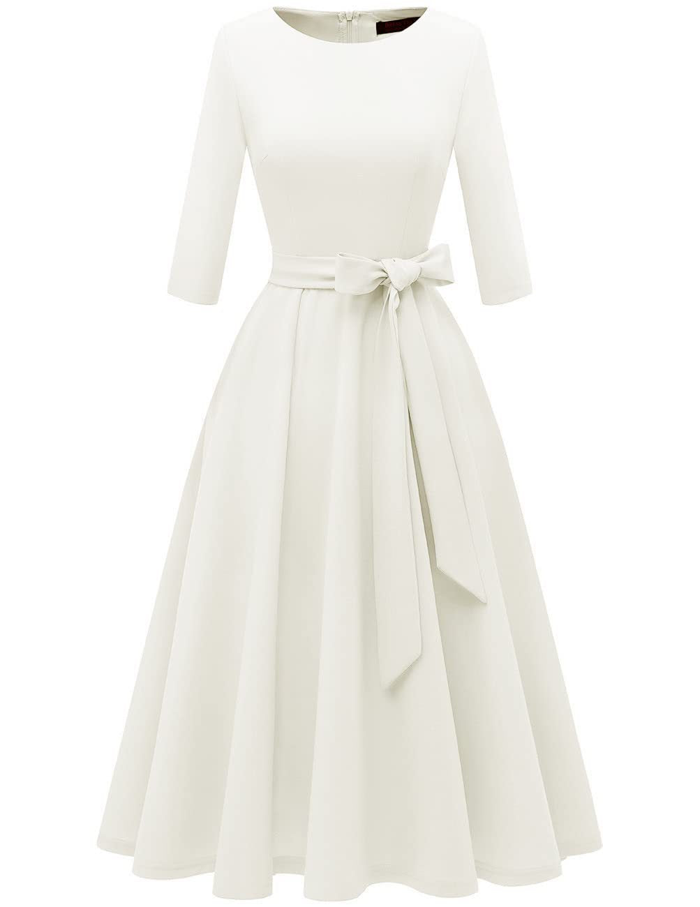 Retro Elegant Women's Evening Dress with Oversized Hem