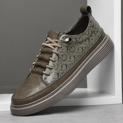 Klassieke retro casual PU-leren sneakers voor heren