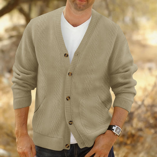 V-Neck Cardigan Jacket