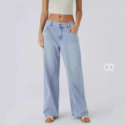 Retro Wide Leg Baggy Jeans