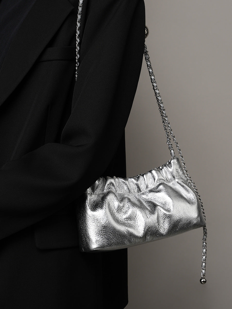 Womens Top Layer Cowhide Crossbody Bag