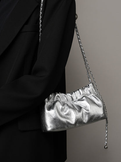 Womens Top Layer Cowhide Crossbody Bag