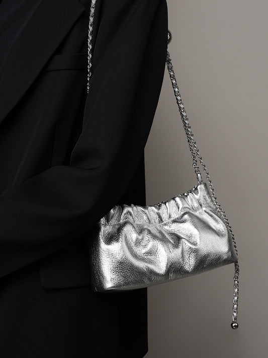 Womens Top Layer Cowhide Crossbody Bag