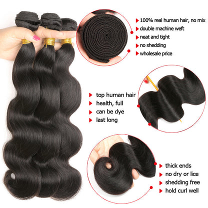 1 Stuk Body Wave Menselijk Haar Bundel