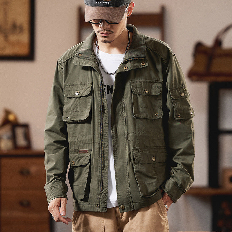 Mens Workwear Multi-Pocket Jacket