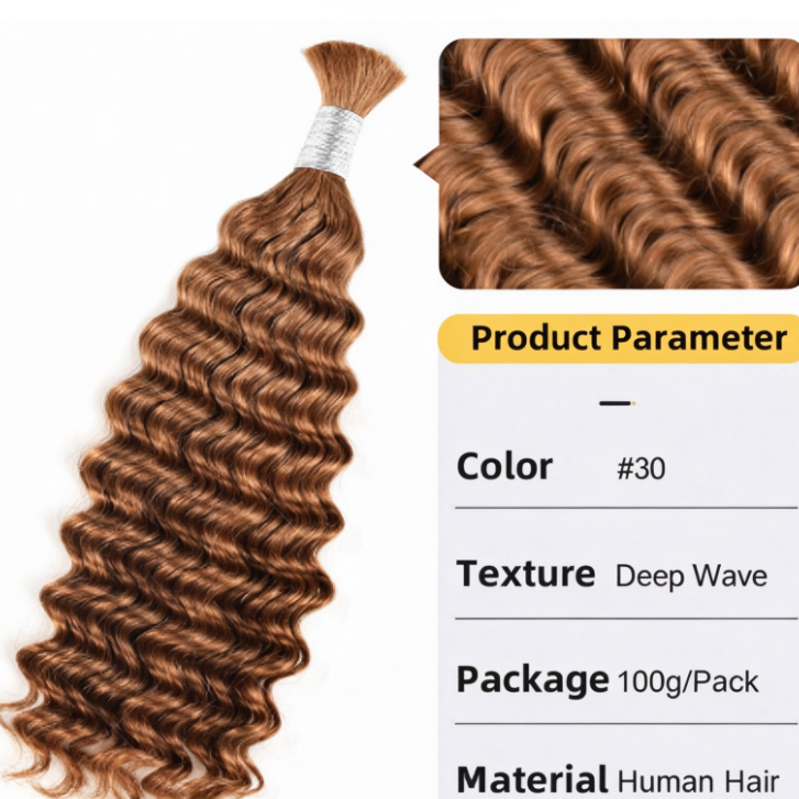 Deep Wave Real Hair Dreadlocks Braids