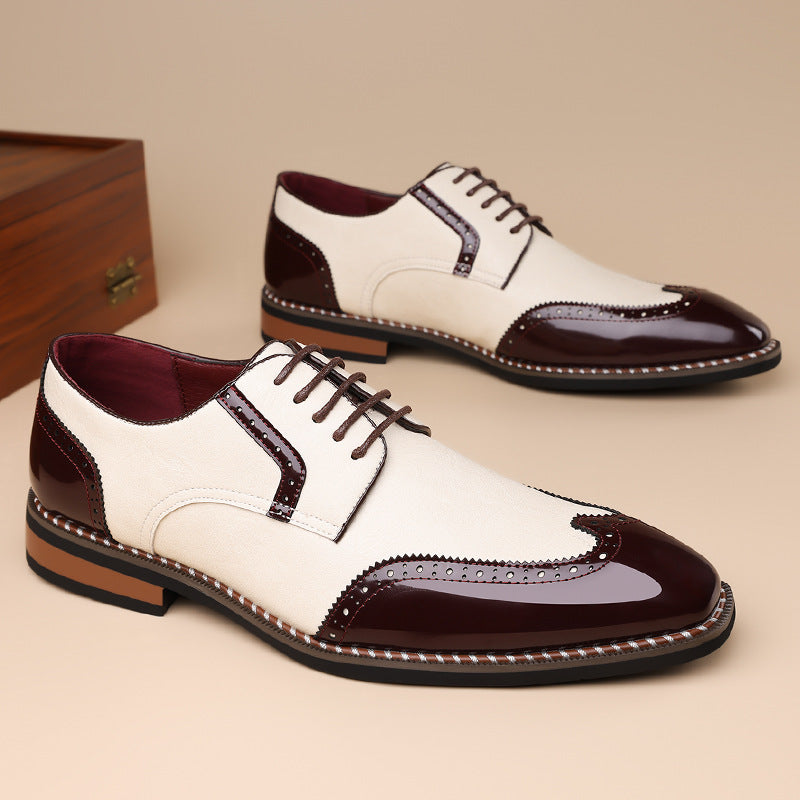 Mens Brogue Leather Shoes