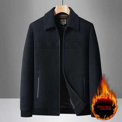Men's chiffon thick-necked blazer