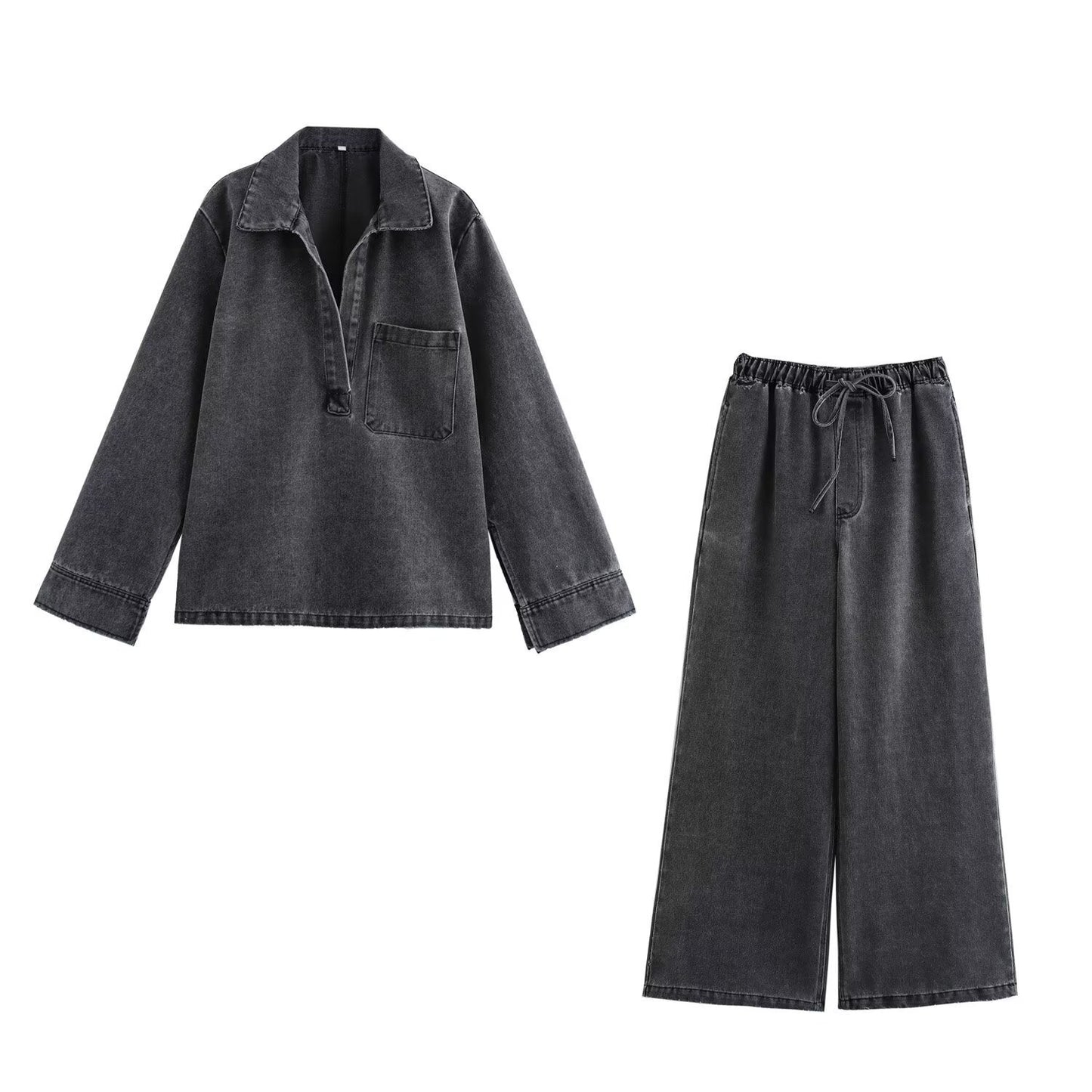 Straatmode Rechte Broekpak Dames