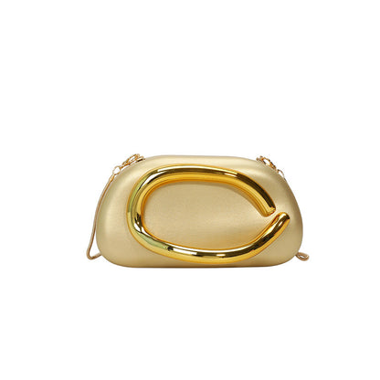 Elegant Chain Strap Clutch Bag