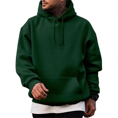American Style Trendy Brand Solid Color Sweater Trendy Men's Suit Hoodie