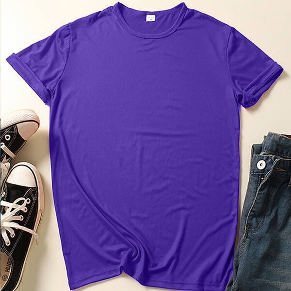 Loose Fit Round Neck Short Sleeve T-Shirt