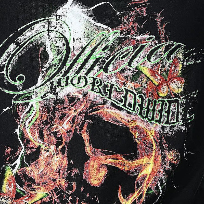 Trendy print heren T-shirt