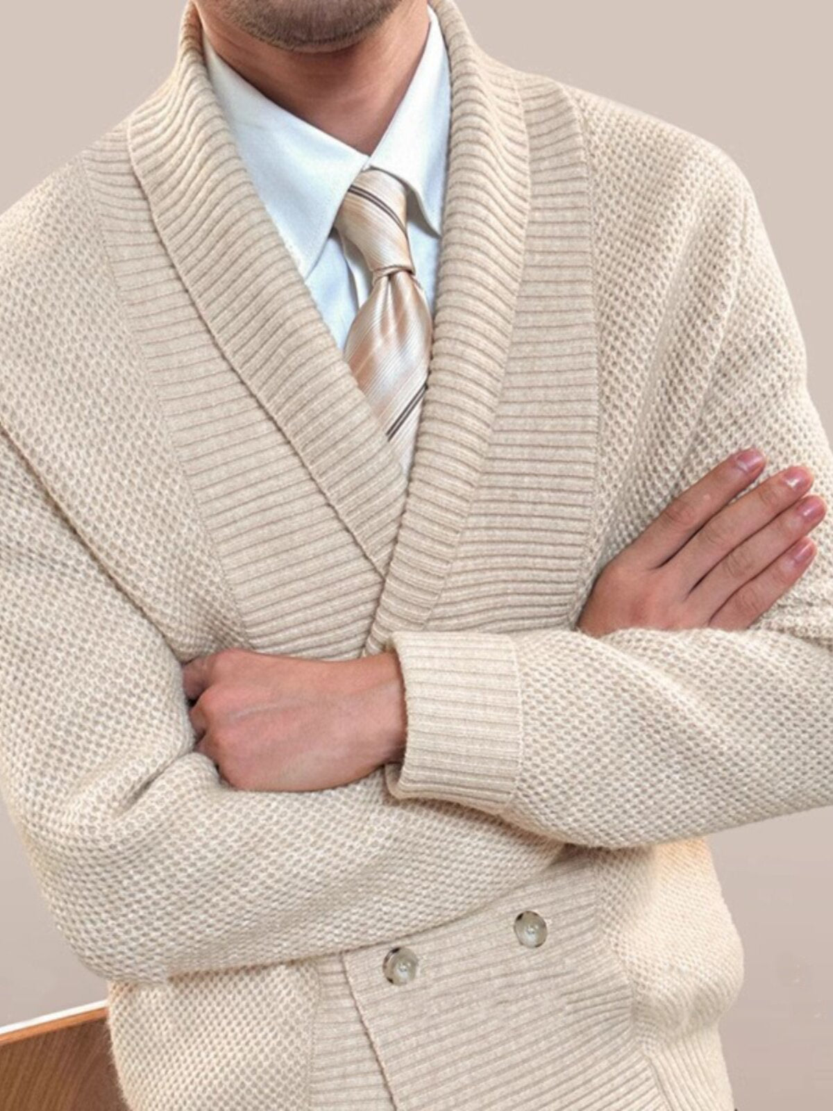 Knitted coat