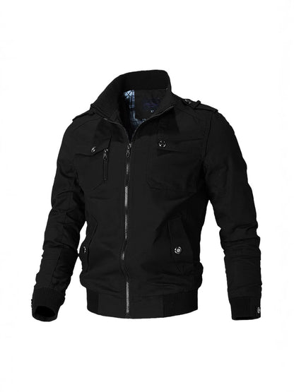Fitted Zipper Jacket for Men