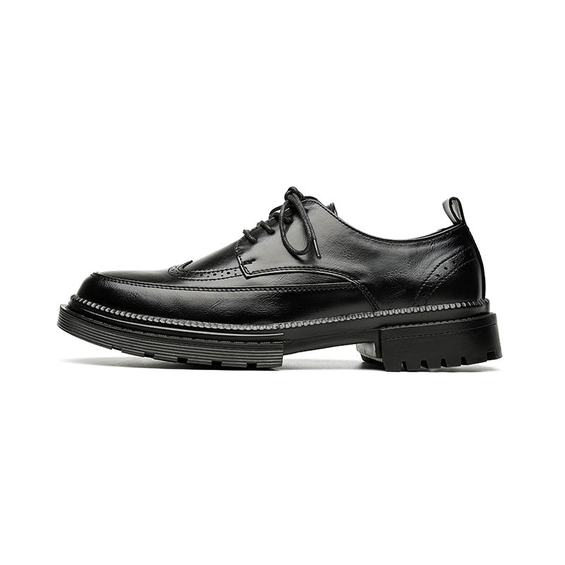 Men's leather shoes for summer