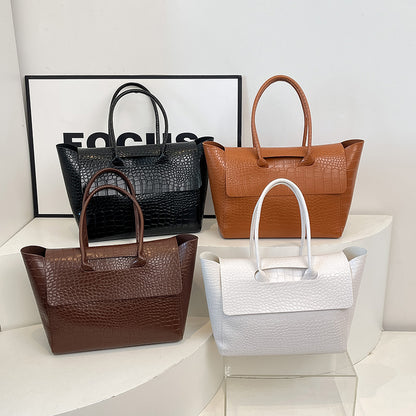 Crocodile Pattern Large Capacity Tote Bag