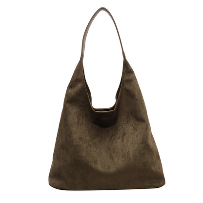 Retro Corduroy Tote Bag