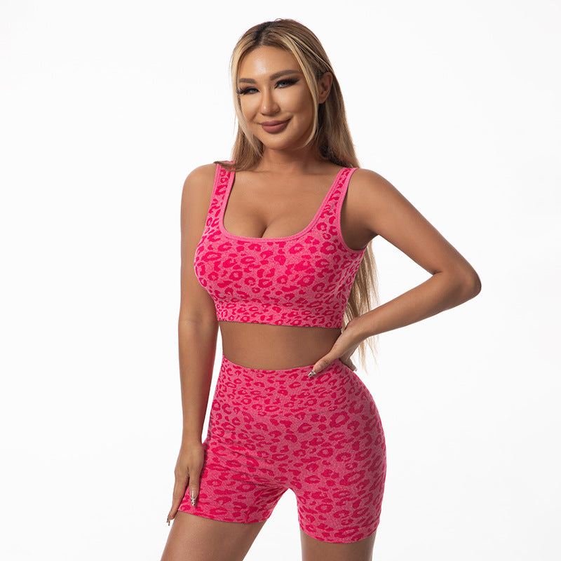 High-Waisted Yoga Set with Tummy Control