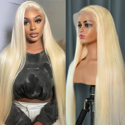 Long Straight Heat Resistant Synthetic Fiber Front Lace 13x4 Wig