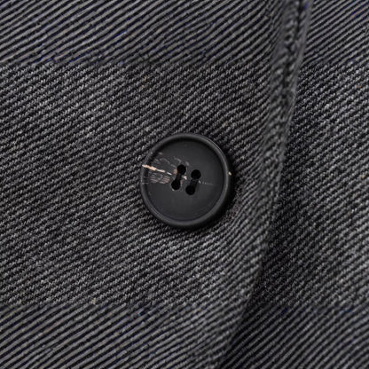 Damesblazer van wol-keperstof met reverskraag en 1-knoopsluiting