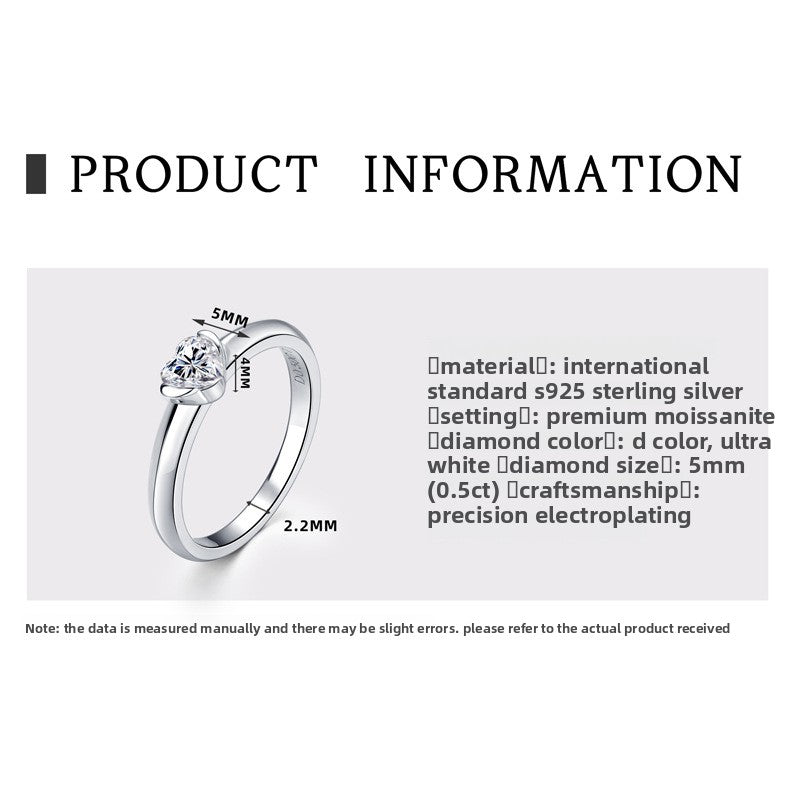 Classic Six-Claw Moissanite Ring