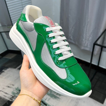 Casual Breathable Cowhide Canvas Sneakers for Men