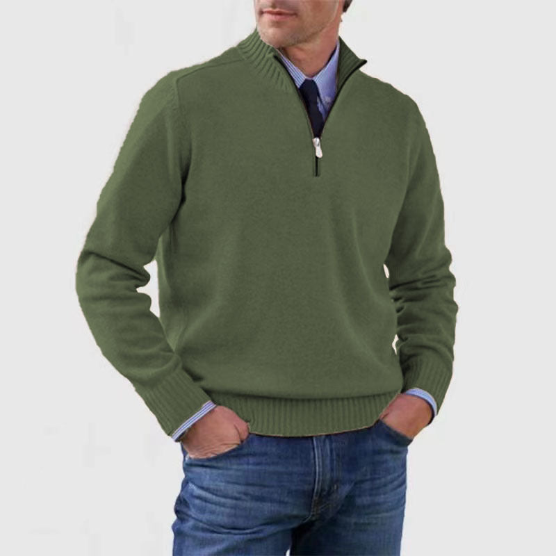Mens Acrylic Knit Pullover Sweater