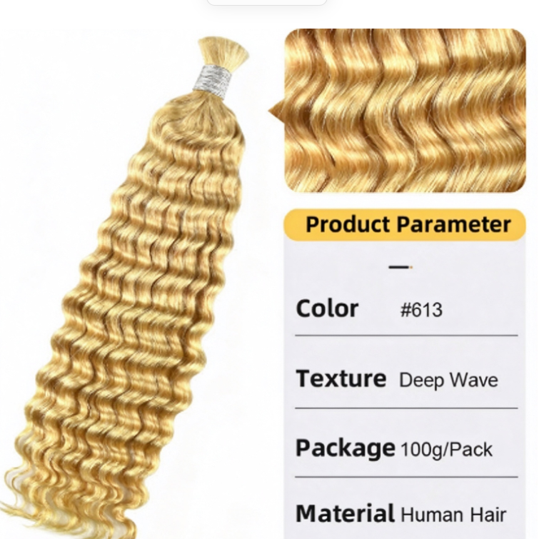 Deep Wave Real Hair Dreadlocks Braids