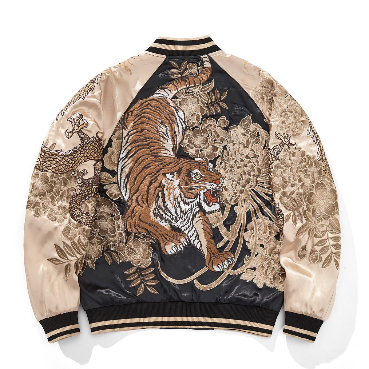 Embroidered Chinese Style Baseball Jacket