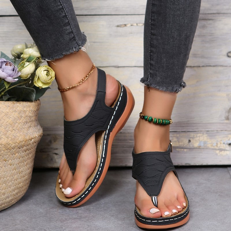 Embroidered Womens Breathable Sandals