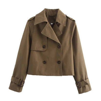 Women's loose-fitting long-sleeved coat