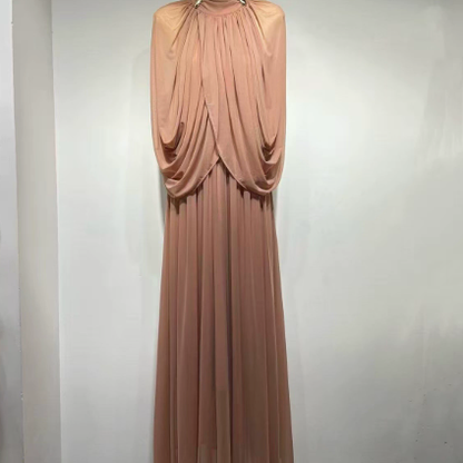 Slim-Fit Long Dress for Women