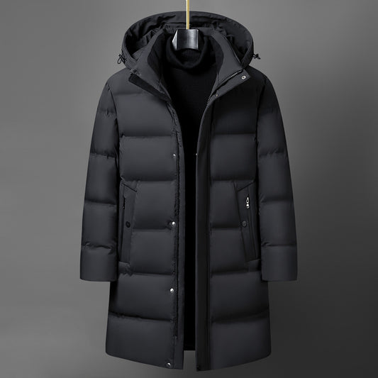 Men's Anti-Velvet Lined Hat Craft Down Jacket