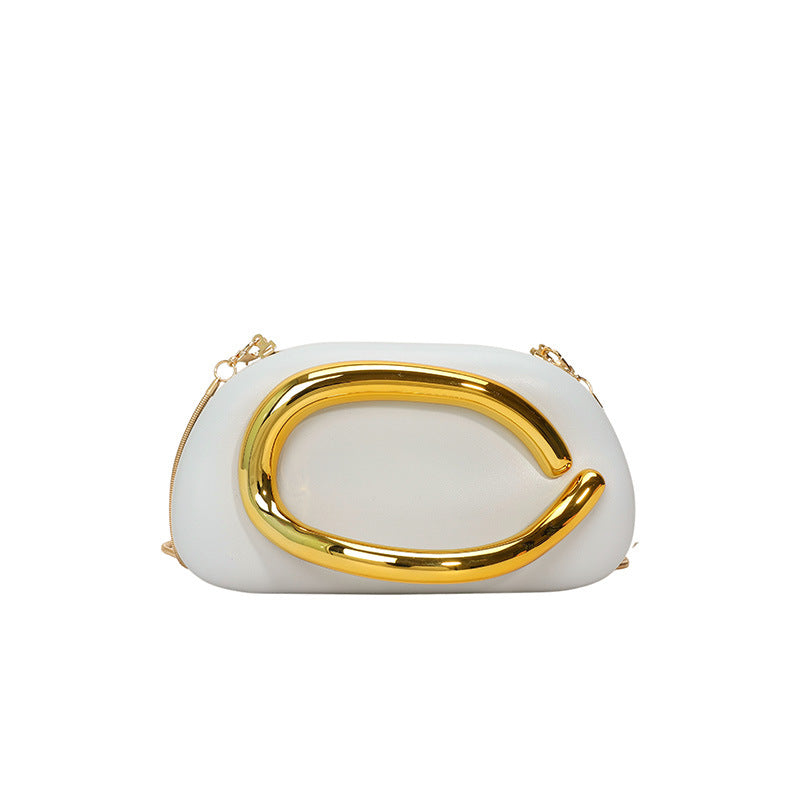 Elegant Chain Strap Clutch Bag