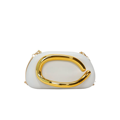 Elegant Chain Strap Clutch Bag