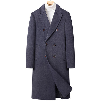 Double Breasted Wool Overcoat
