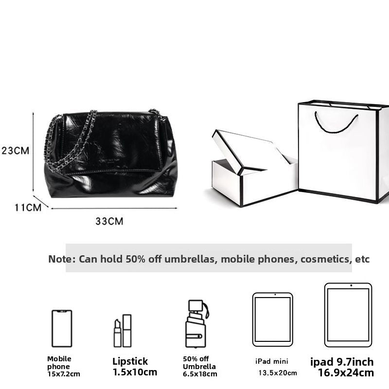 Chain Strap Tote Bag for Women