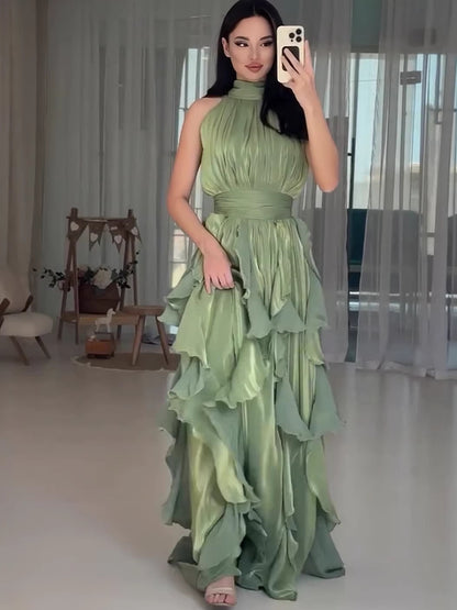 French Elegant Layered Cake Dress