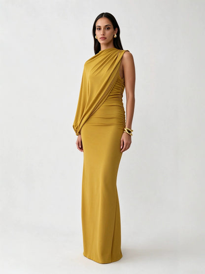 Women's Off-Shoulder Slim Fit Bodycon Evening Dress