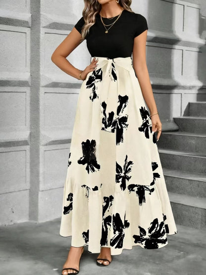 Elegant Short Sleeve Dress