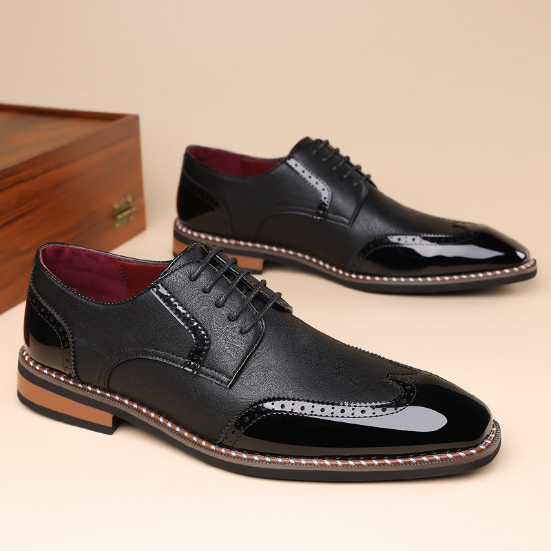 Mens Brogue Leather Shoes