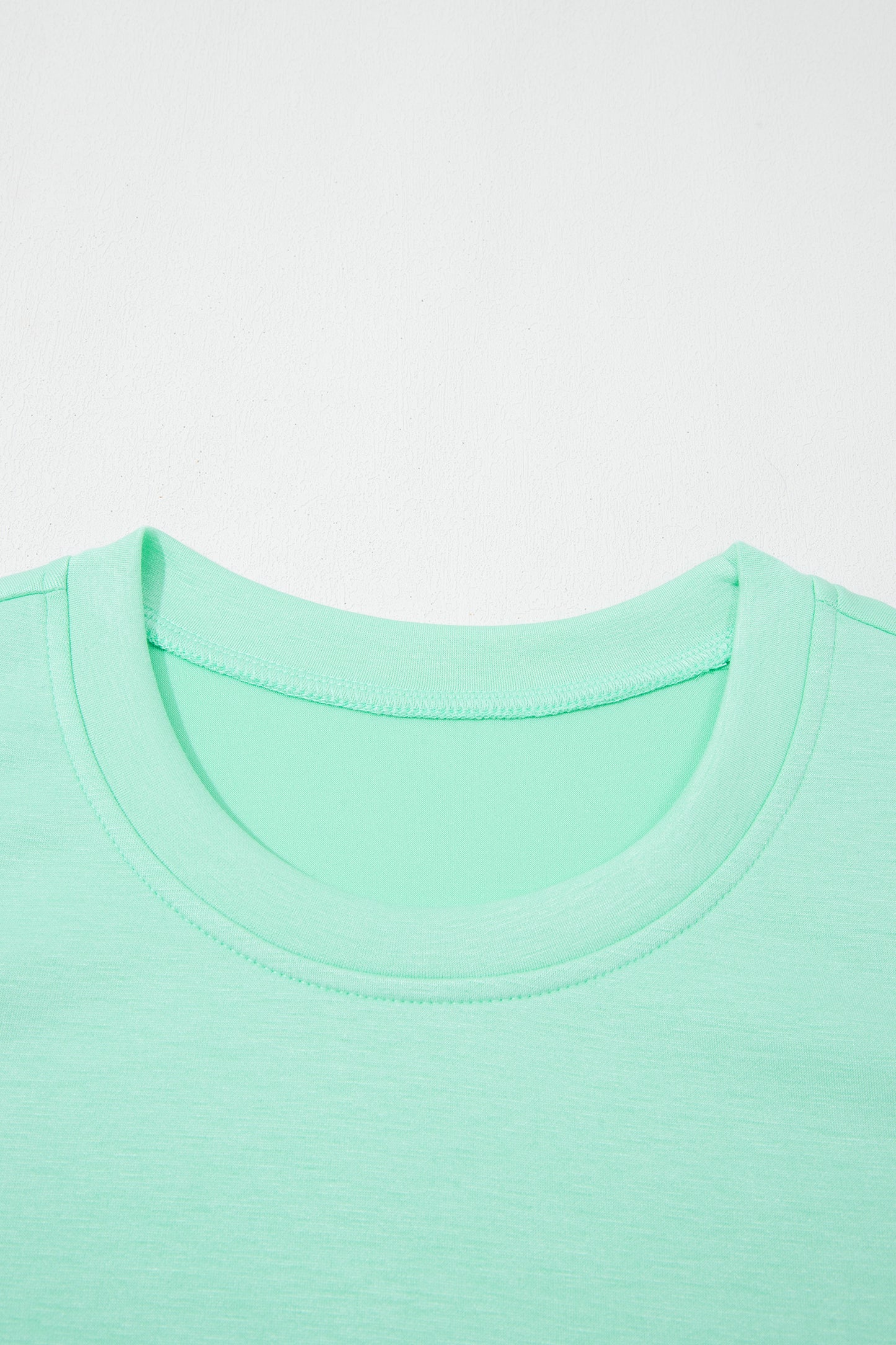 Moonlight Jade tweedelige casual set met elastische tailleband en trekkoord
