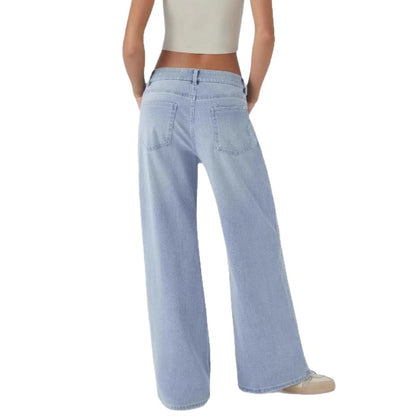 Retro Wide Leg Baggy Jeans