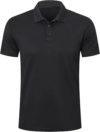Mens Moisture Wicking Quick Dry Polo Shirt