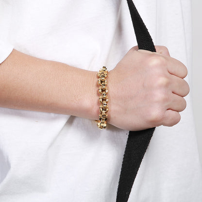 Electroplated Titanium Steel Bracelet