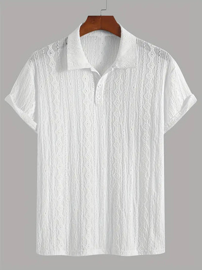 Ademende lichtgewicht casual polo